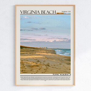 Virginia Beach Druck, Virginia Beach Poster, Virginia Beach Wandkunst, Virginia Beach Reise, Virginia Beach Kunst Virginia Beach Druck