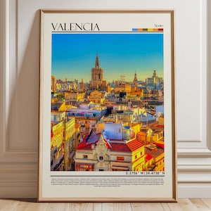 Valencia Poster Print, Valencia Wall Art, Valencia Travel Gift, Valencia Poster , Valencia Photo, Valencia/Spain