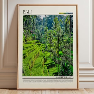 Bali Wall Art Print, Bali Indonesia Travel Poster, Bali  Artwork, Bali Photo, Bali Travel Gift, Indonesia/Asia