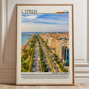 Cyprus Wall Art  , Cyprus Print , Cyprus Poster Print, Cyprus Travel Print, Cyprus Travel  Cyprus/ Europe