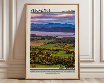 Vermont Poster Print, Vermont Wall Art, Vermont Poster, Vermont Photo, Vermont Print, Vermont Travel Gift, Vermont/USA