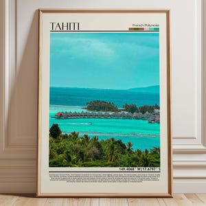 Tahiti  Print, Tahiti Poster, Tahiti Wall Art, Tahiti Travel, Tahiti Artwork, Tahiti Photo, Tahiti/French Polynesia