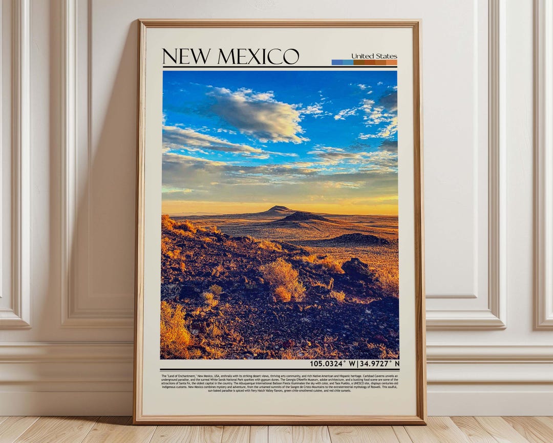 New Mexico Wall Art, New Mexico Poster Print, New Mexico Photo, New ...