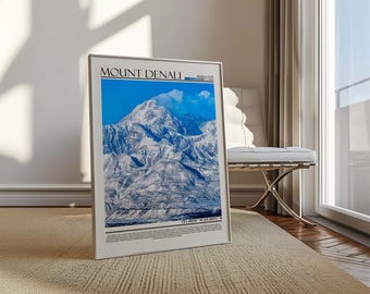 Denali Wall Art Print, Denali Poster, Denali Photo, Alaska, USA