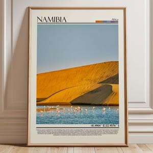 Namibia  Poster Print, Namibia  Wall Art, Namibia  Décor, Namibia Poster, Namibia Poster Print, Namibia Travel, Africa
