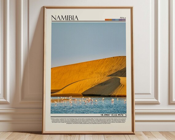 Namibia  Poster Print, Namibia  Wall Art, Namibia  Décor, Namibia Poster, Namibia Poster Print, Namibia Travel, Africa