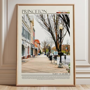 Princeton Wall Art , Princeton  Photo , Princeton  Artwork,  Princeton Travel Gift, Princeton Poster Print, New Jersey/ USA