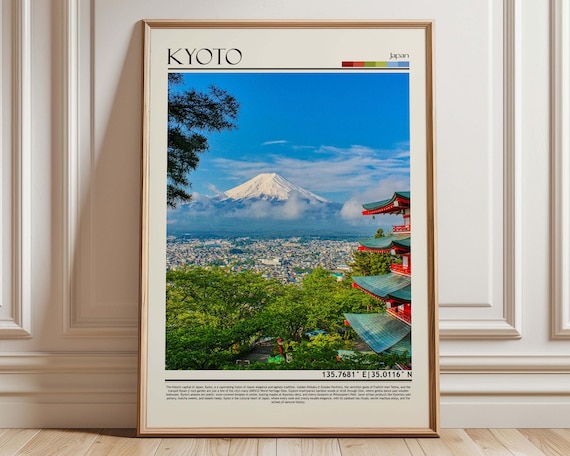 Kyoto Japan Wall Art Print | Arakurayama Sengen Park Poster