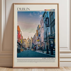 Dublin Wall Art , Dublin Photo , Dublin Artwork, Dublin Poster Print, Dublin /Ireland