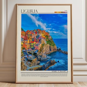 Liguria  Wall Art , Liguria Photo , Liguria Artwork,  Liguria Travel Gift, Liguria Print, Liguria Poster, Italy/Europe