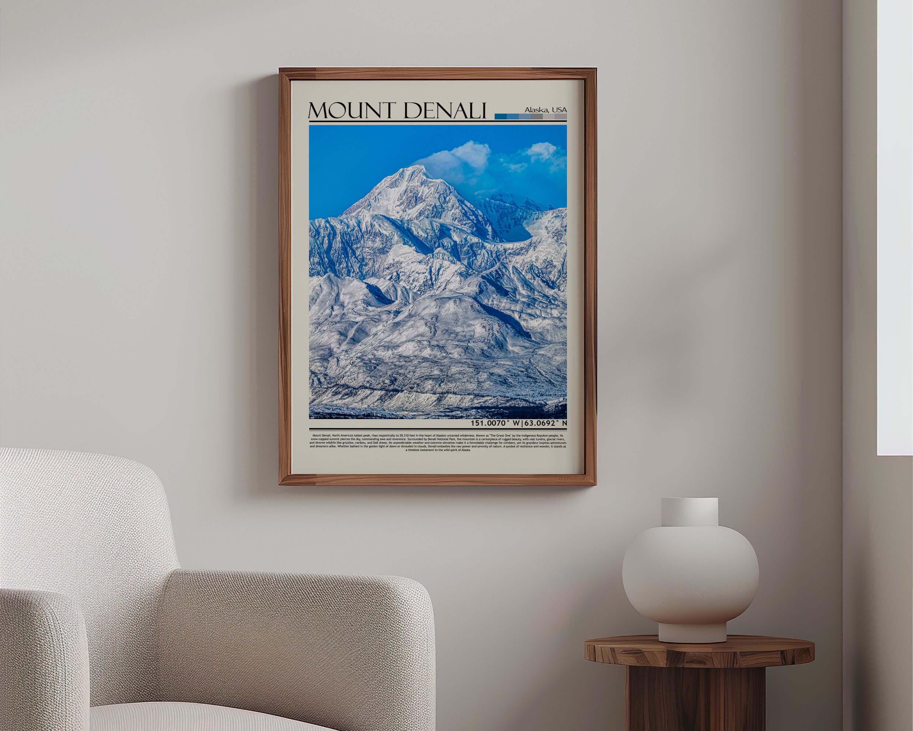 【輸入盤】 デナリ / DENALI / アルバム2枚セット 【美品】 Denali Wall Art Print, Denali Poster, Denali Photo, Alaska, USA