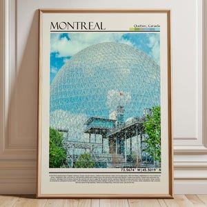 Montreal  Print, Montreal Poster, Montreal Wall Art, Montreal Poster Print, Montreal Artwork, Montreal/Canada