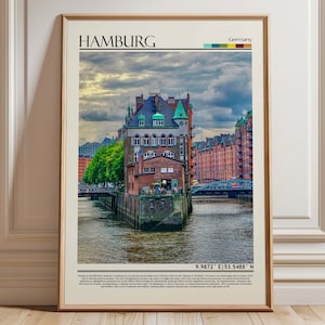 Hamburg Wall Art , Hamburg Poster Print , Hamburg Travel Print, Hamburg Décor, Hamburg Photo, Hamburg /Germany