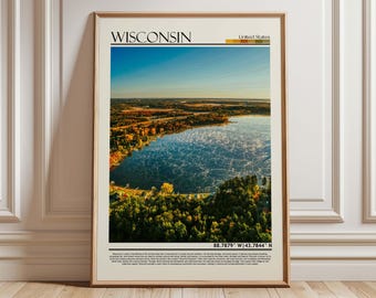 Wisconsin Art Print| Wisconsin  Landscape Photography| Wisconsin Nature Wall Decor| Wisconsin Wall Art