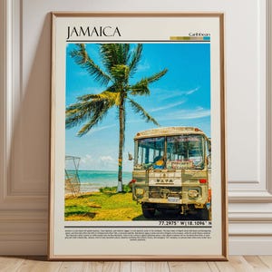 Jamaica Caribbean Wall Art, Jamaica Photo, Jamaica Décor, Jamaica Poster Print, Jamaica Poster, Jamaica/ Caribbean