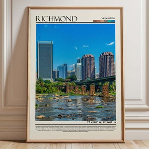 Richmond travel  Print, Richmond Virginia Wall Art, Richmond Poster, Richmond Photo, Richmond Poster Print, Richmond Wall Decor, Virginia