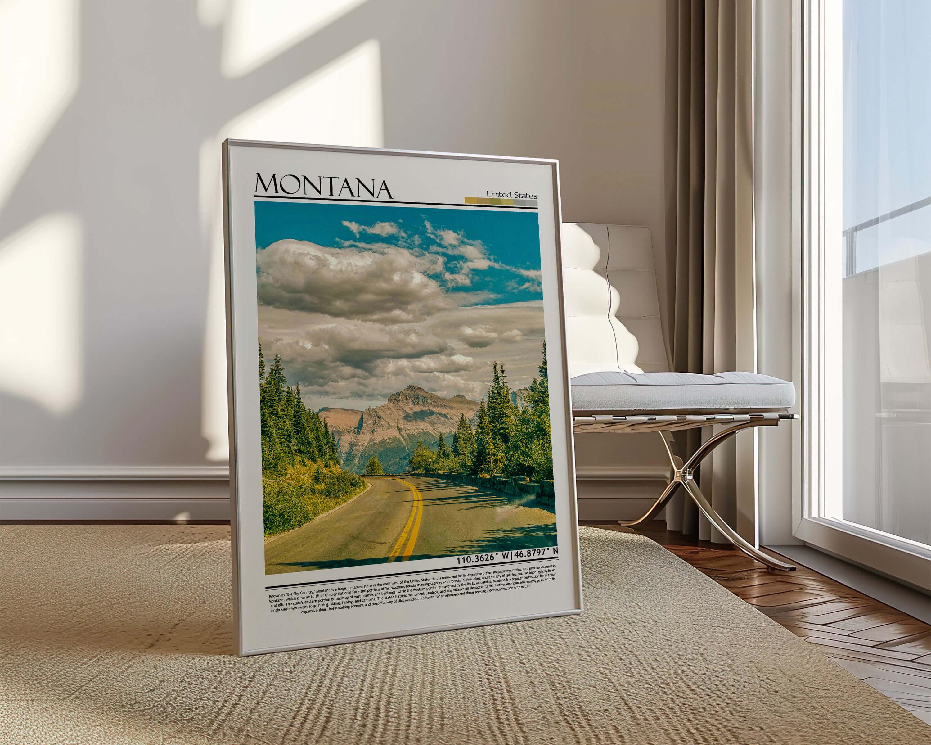 Lot De 6 Affiches Voyage Scandinavie – Paysages Montagne Et Nature – Impression Sur Toile 27,9 X 35,6 Cm (sans Cadre) - 6