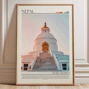 Nepal  Wall Art , Nepal Poster, Nepal Poster Print, Nepal Photo, Nepal Artwork, Nepal/Asia