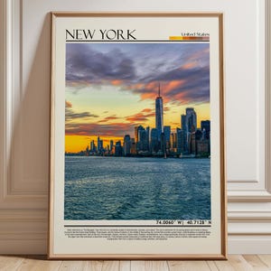 New York Print, New York Poster, New York Travel Poster, New York Travel Gift, New York Art, New York Print, USA