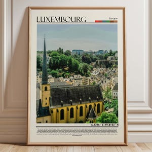 Luxembourg  Print, Luxembourg  Wall Art, Luxembourg Poster, Luxembourg Travel, Luxembourg Art Print, Luxembourg/Europe