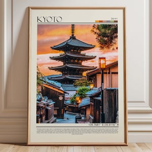 Kyoto Wall Art, Kyoto Poster Print, Kyoto Print, Kyoto Travel, Kyoto Photo, Kyoto Décor, Kyoto Poster, Japan/Asia