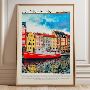 Copenhagen Wall Art, Copenhagen Travel Poster, Copenhagen Photo, Copenhagen Poster Print, Copenhagen Travel Gift,  Copenhagen/Denmark