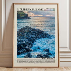 Northern Ireland  Print, Northern Ireland Wall Art, Northern Ireland Poster, Northern Ireland Travel, Northern Ireland Art Print