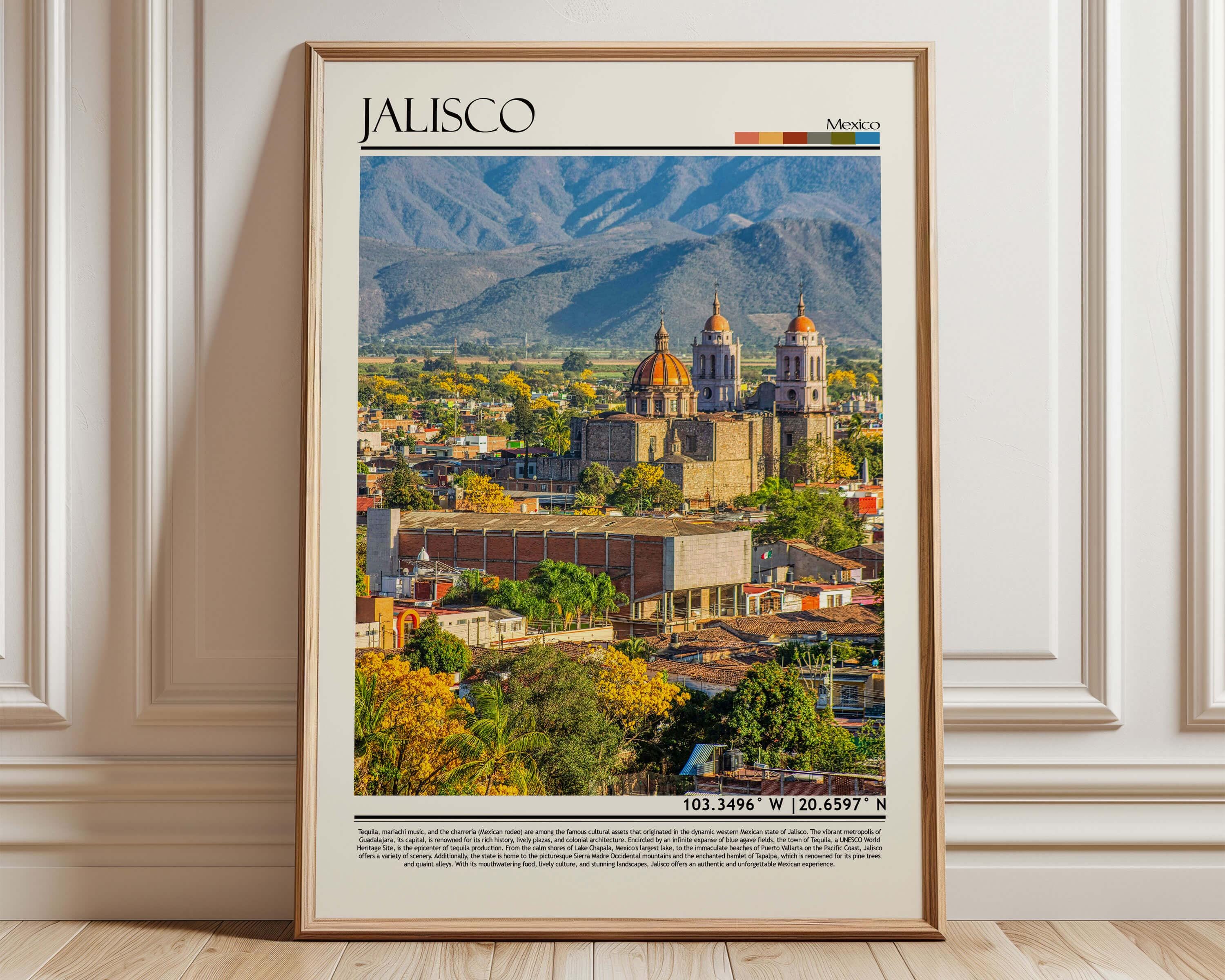 México en contraste 写真集 Jalisco Mexico Travel Wall Art ,mexican Cathedral Print , Colorful