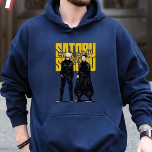 Anime Hoodies, Jujutsu Kaisen Hoodie, Gojo and Geto, Geto Hoodie, Gojo Hoodie, JJK Hoodie, Anime Merch, Gojo Satoru Hoodie, Jujutsu Kaisen