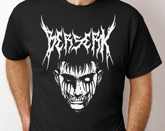 Berserk Anime Shirt, Guts, Dark Fantasy Tee
