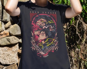 Eren Yeager Shirt, Eren Yeager Tshirt, Anime Shirt, Attack on Titan Shirt, Anime Merch, Attack on Titan Tshirt, Anime Shirt, Otaku Shirt