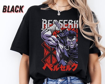 Berserk Guts Anime T-shirt, Ethical Cotton Blend