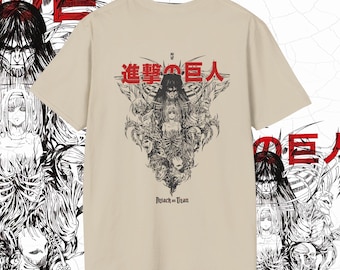 Anime Tshirt Men, Attack on Titan Shirt, AOT Shirt, Eren Yeager Shirt, Anime Tshirt, Attack on Titan Tshirt, AOT Merch, Eren Yeager Tshirt