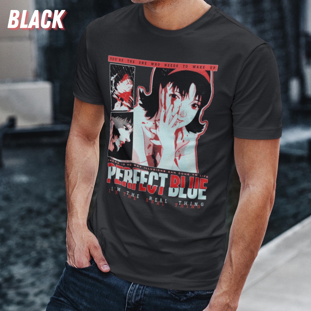 PERFECT BLUE × GEEKS RULE 12 SILKSCREEN PRINTING T SHIRT