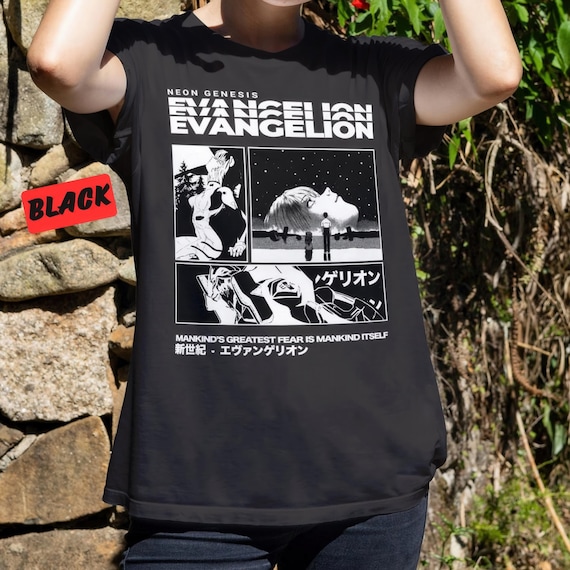 Neon Genesis Evangelion T-shirt, Anime Manga Graphic Tee - Etsy