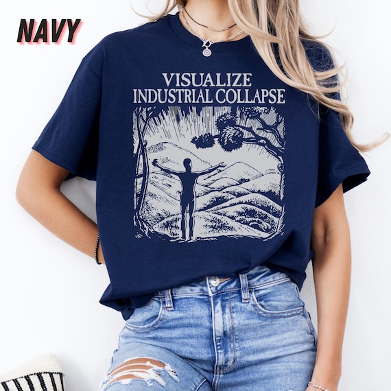 Industrial Collapse Tee, Anarchist shirt, Counterculture Shirt, Consumerism, Class War Shirt, Eat the Rich Shirt, Anti, Anti Corporate