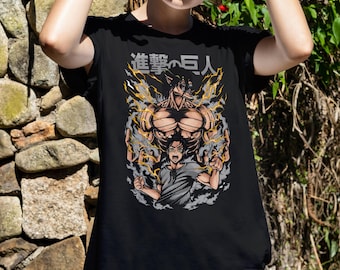 Attack on Titan T-Shirt, Eren Yeager Anime Merch