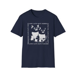ACAB-T-shirt Funny Cat, Anarchy Punk Leftist Apparel afbeelding 9