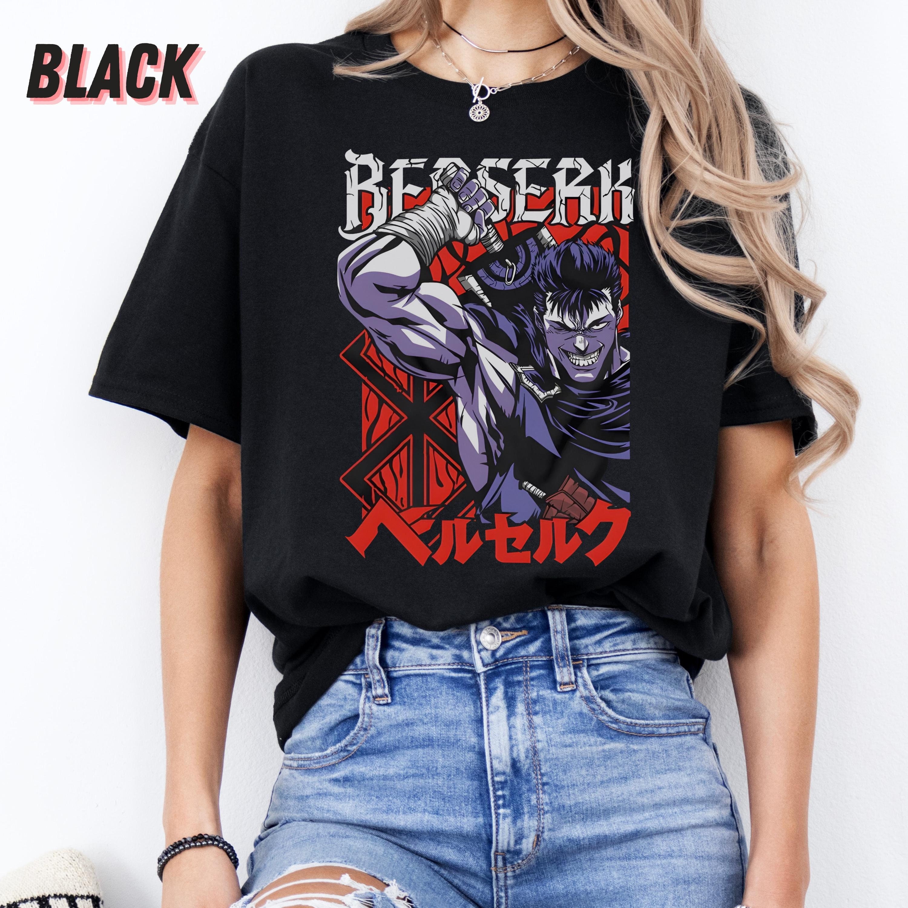 ベルセルク ガッツ アニメTシャツ、倫理的なコットンブレンド - Etsy 日本