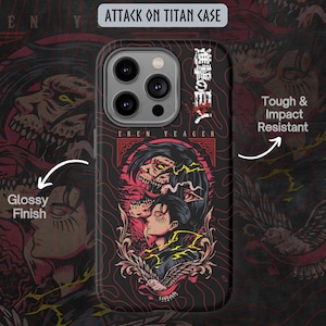 Étuis de téléphone anime, Housses pour iPhone, L'Attaque des titans, Étuis anime, Coques de téléphone anime, Housses anime Samunsg, Google Pixel Case