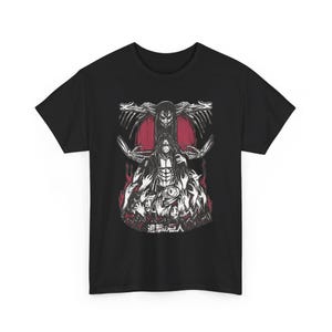 Attack on Titan Eren Yeager Shirt, Anime Cosplay Tee image 10