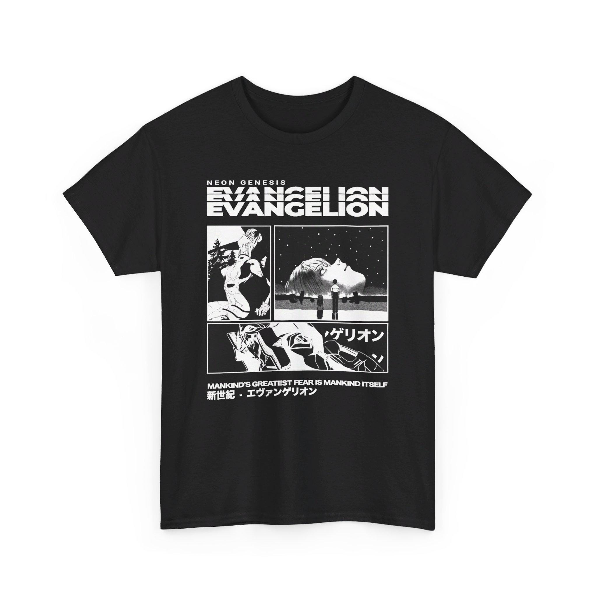 Neon Genesis Evangelion T-shirt, Anime Manga Graphic Tee - Etsy