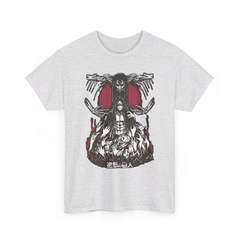 Attack on Titan Eren Yeager Shirt, Anime Cosplay Tee image 9