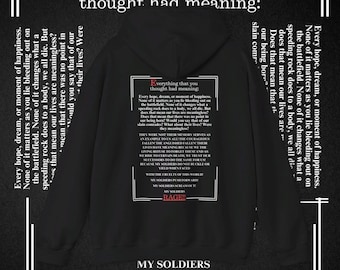 Erwin Smith Speech Hoodie, Attack on Titan, Anime Fan Gift