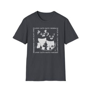 ACAB-T-shirt Funny Cat, Anarchy Punk Leftist Apparel afbeelding 8