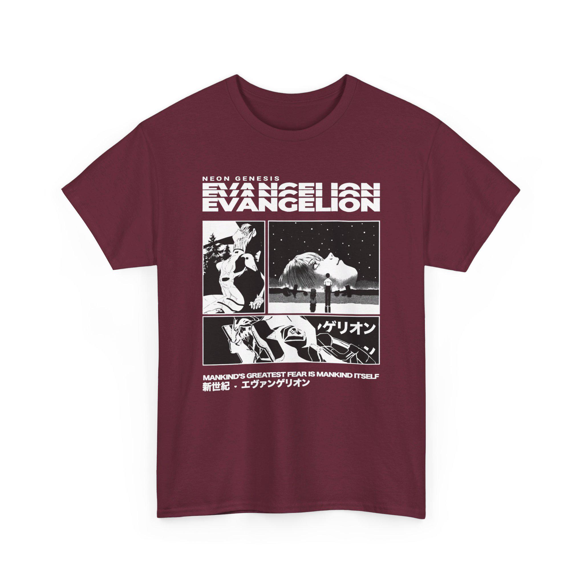 Neon Genesis Evangelion T-shirt, Anime Manga Graphic Tee - Etsy