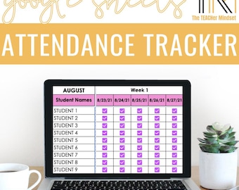 Editable Daily Attendance Tracker | Google Sheets