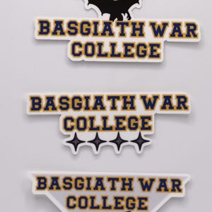 Sticker patch Basgaith War College - Dragonriders - vierde vleugel