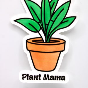 Pegatinas para amantes de la jardinería de Plant Mama: resistentes al agua y a la intemperie
