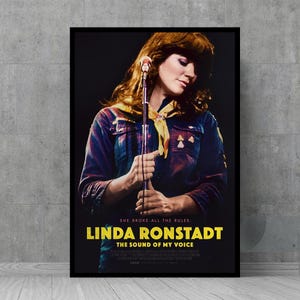 Póster de la película El sonido de mi voz (2019) de Linda Ronstadt - Arte de pared - Pósteres antiguos - Decoración de pared retro - Objetos de colección para fanáticos del cine